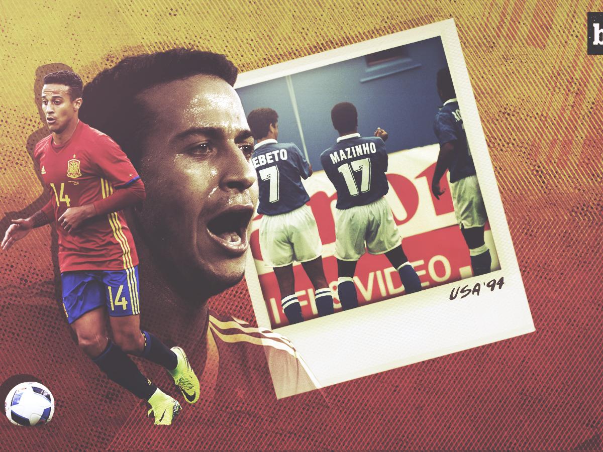 Spain S Thiago Alcantara Ready To Emulate His Famous Brazilian Father Mazinho Bleacher Report Latest News Videos And Highlights