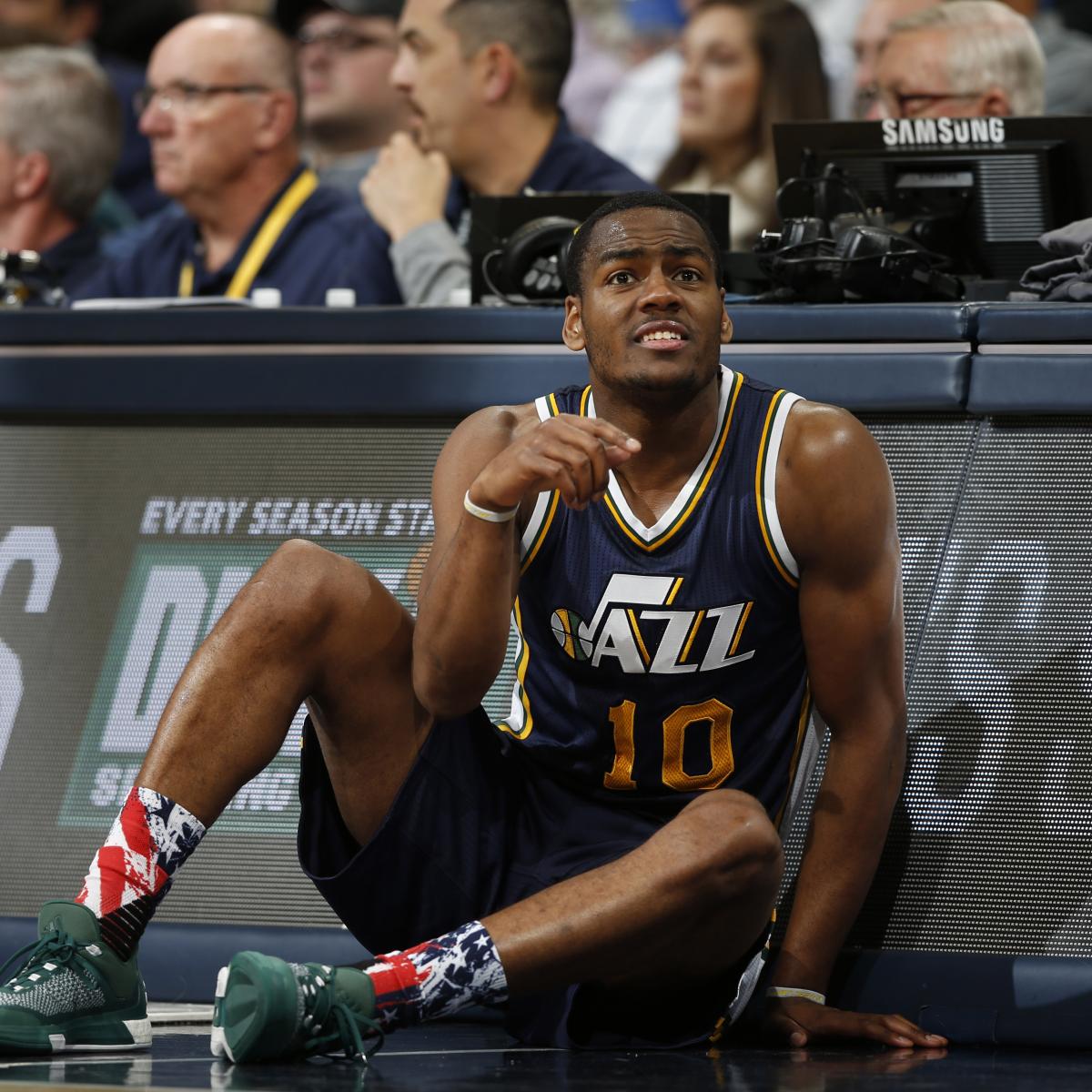 Alec Burks Injury Latest on Jazz SG's Recovery from Knee, Ankle