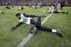 Jacksonville Jaguars wide receiver Allen Hurns (88) stretches with teammates before an NFL football game against the Houston Texans, Sunday, Jan. 3, 2016, in Houston. (AP Photo/David J. Phillip)
