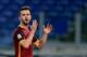 Miralem Pjanic Roma's midfielder from Bosnia-Herzegovina reacts during the Italian Serie A football match AS Roma vs Sampdoria at the Olympic Stadium in Rome on February 7, 2016. / AFP / TIZIANA FABI (Photo credit should read TIZIANA FABI/AFP/Getty Images)