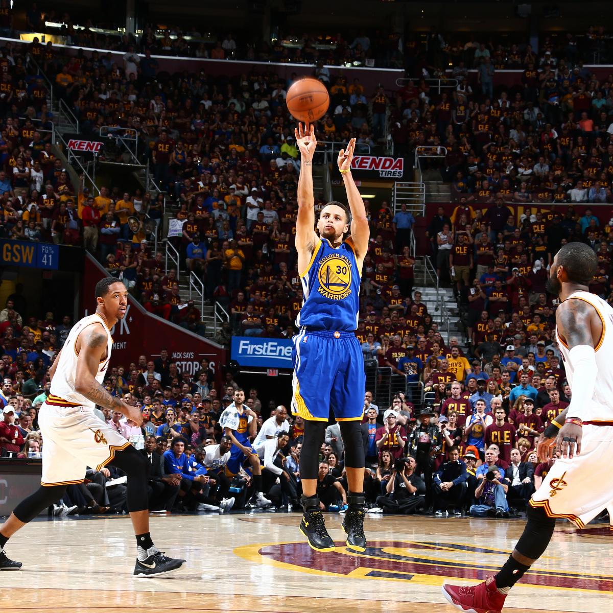 Warriors Break NBA Finals Record for Most 3Pointers in Game vs