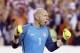 United States' Brad Guzan celebrates after winning a Copa America Group A soccer match against Paraguay, Saturday, June 11, 2016, in Philadelphia. (AP Photo/Matt Rourke)