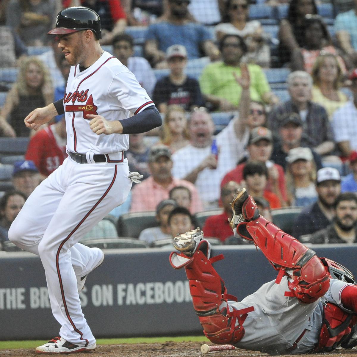 Freddie Freeman Hits for Cycle vs. Reds Stats, Highlights and Twitter