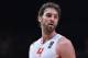 Spain's center Pau Gasol looks on during the final basketball match between Spain and Lithuania at the EuroBasket 2015 in Lille, northern France, on September 20, 2015. AFP PHOTO / PHILIPPE HUGUEN (Photo credit should read PHILIPPE HUGUEN/AFP/Getty Images)