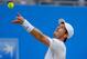 LONDON, ENGLAND - JUNE 18: Andy Murray of Greta Britain serves during his semi final match against Marin Cilic of Croatia on day six of the Aegon Championships at The Queens Club on June 18, 2016 in London, England. (Photo by Richard Heathcote/Getty Images)