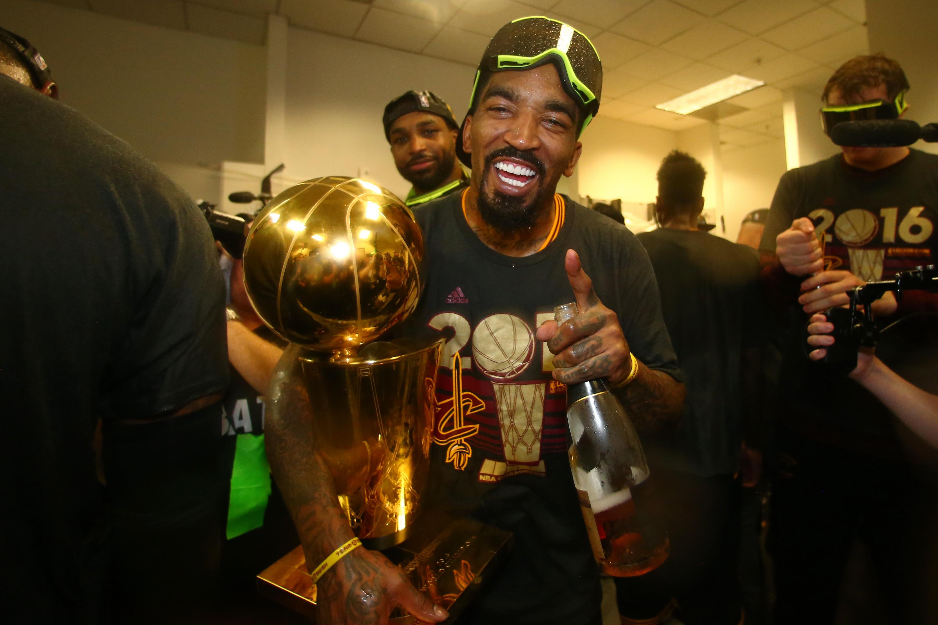 J.R. Smith Gets Emotional Discussing Family After Cavaliers Win ...