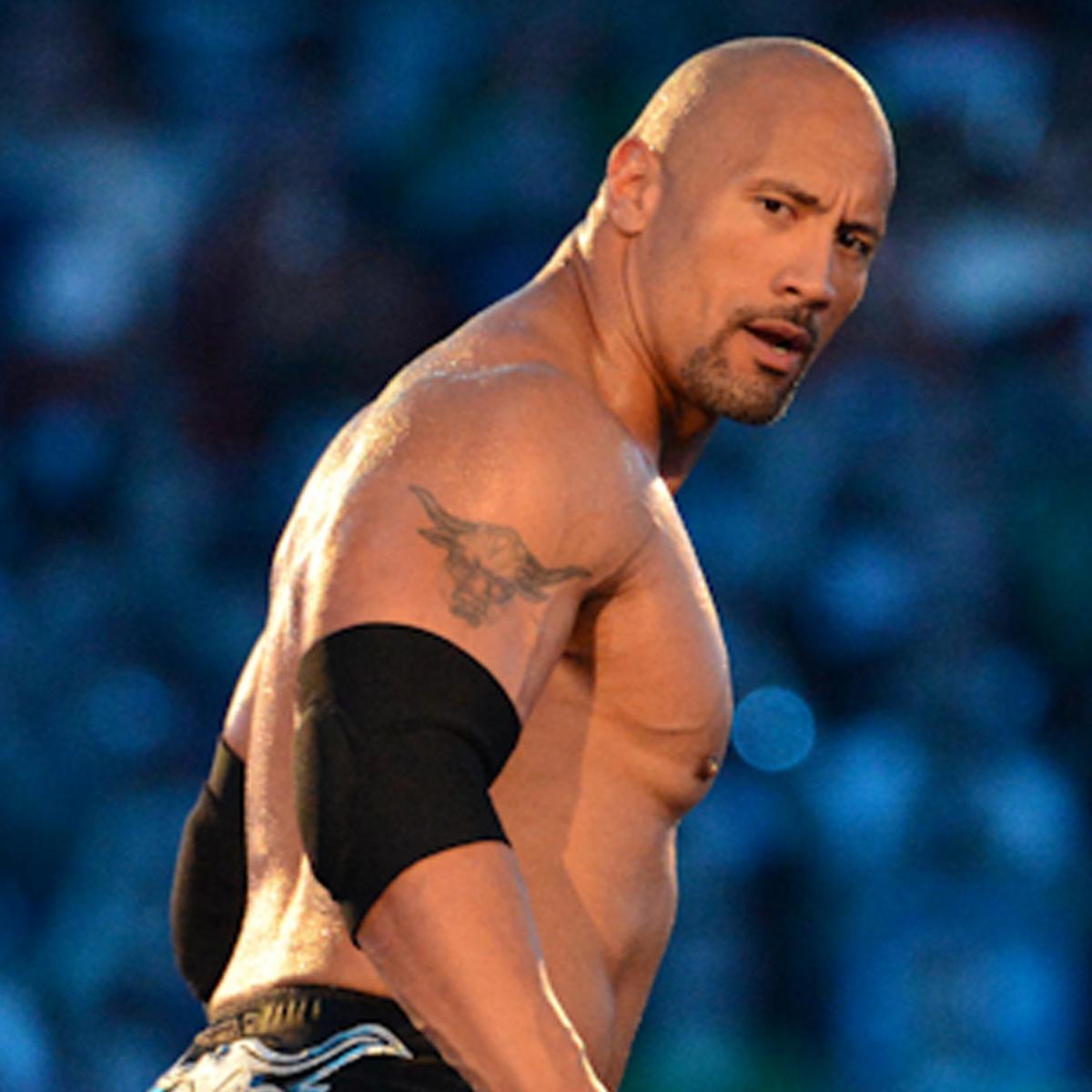 dwayne johnson aew