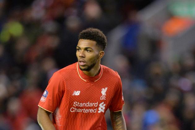 Liverpool's English striker Jerome Sinclair in action during the English FA Cup fourth round football match between Liverpool and West Ham United at Anfield in Liverpool, north west England, on January 30, 2016. / AFP / PAUL ELLIS / RESTRICTED TO EDITORIAL USE. No use with unauthorized audio, video, data, fixture lists, club/league logos or 'live' services. Online in-match use limited to 75 images, no video emulation. No use in betting, games or single club/league/player publications.  /         (Photo credit should read PAUL ELLIS/AFP/Getty Images)