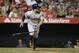 Houston Astros' Jose Altuve watches his hit for a single during the seventh inning of a baseball game against the Los Angeles Angels Tuesday, June 28, 2016, in Anaheim, Calif. (AP Photo/Gregory Bull)