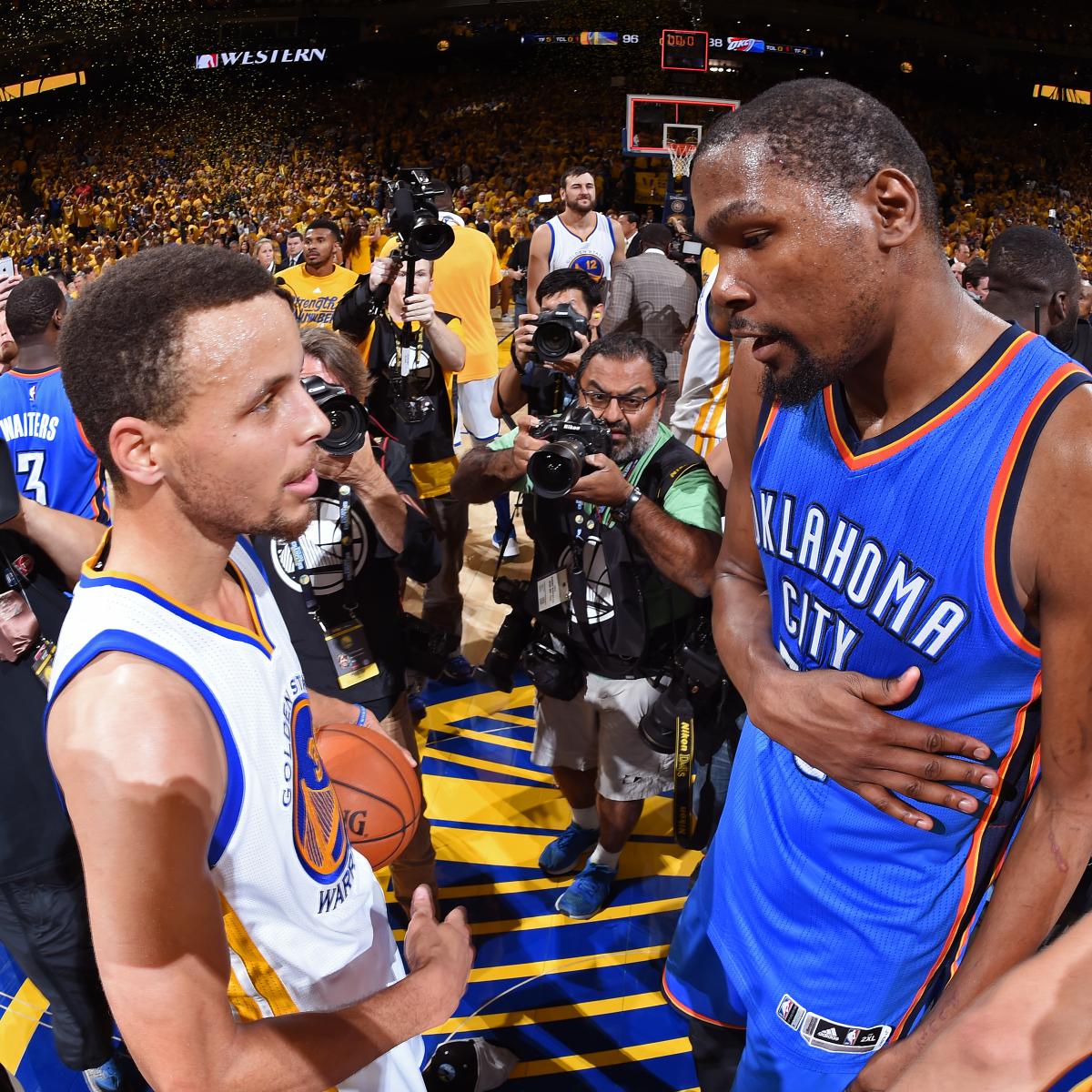 Bleacher Report - Kevin Durant and Russell Westbrook could reportedly join  up as teammates on the Lakers in 2017 if KD leaves for LA this summer.  More