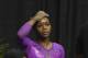 July 8, 2016; San Jose, CA, USA; Gabby Douglas, from Tarzana, CA, reacts after the balance beam in the women's gymnastics U.S. Olympic team trials at SAP Center. Mandatory Credit: Kyle Terada-USA TODAY Sports
