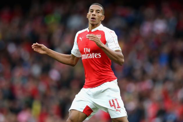LONDON, ENGLAND - JULY 26:  Isaac Hayden of Arsenal looks on during the Emirates Cup match between Arsenal and VfL Wolfsburg at the Emirates Stadium on July 26, 2015 in London, England.  (Photo by David Rogers/Getty Images)