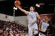 LAS VEGAS, NV - JULY 11: Jimmer Fredette #32 of the Denver Nuggets goes for the lay up against the Miami Heat during the 2016 Las Vegas Summer League on July 11, 2016 at Cox Pavillon in Las Vegas, Nevada. NOTE TO USER: User expressly acknowledges and agrees that, by downloading and or using this Photograph, user is consenting to the terms and conditions of the Getty Images License Agreement. Mandatory Copyright Notice: Copyright 2016 NBAE (Photo by Bart Young/NBAE via Getty Images)