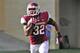 Arkansas running back Jonathan Williams (32) carries against Louisiana-Lafayette during the second half of an NCAA college football game in Fayetteville, Ark., Saturday, Aug. 31, 2013. Arkansas defeated Louisiana-Lafayette 34-14. (AP Photo/April L. Brown)