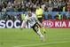 Germany's Jonas Hector celebrates after scoring the winning penalty during the Euro 2016 quarterfinal soccer match between Germany and Italy, at the Nouveau Stade in Bordeaux, France, Saturday, July 2, 2016. Germany beat Italy 6-5 in a penalty shootout. (AP Photo/Antonio Calanni)