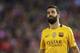 Arda Turan of FC Barcelona during the UEFA Champions League quarter-final match between Atletico Madrid and FC Barcelona on April 13, 2016 at the Vicente Calderon stadium in Madrid, Spain.(Photo by VI Images via Getty Images)