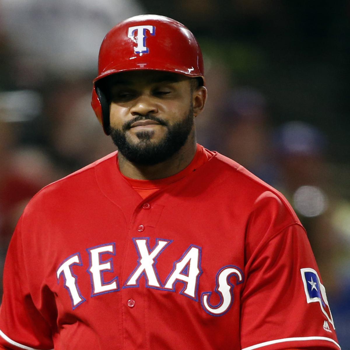  Prince Fielder Texas Rangers #84 Red Youth Player