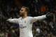 Real Madrid's forward Jese Rodriguez celebrates after scoring during the Spanish league football match Real Madrid CF vs Sevilla FC at the Santiago Bernabeu stadium in Madrid on March 20, 2016. / AFP / PIERRE-PHILIPPE MARCOU (Photo credit should read PIERRE-PHILIPPE MARCOU/AFP/Getty Images)