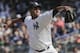 New York Yankees starting pitcher Ivan Nova delivers against the San Francisco Giants during the first inning of a baseball game, Saturday, July 23, 2016, in New York. (AP Photo/Julie Jacobson)