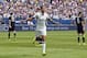 Real Madrid forward Mariano Diaz (37) celebrates his goal in the first half of an International Champions Cup soccer match against Chelsea, Saturday, July 30, 2016, in Ann Arbor, Mich. (AP Photo/Tony Ding)