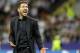 Atletico's coach Diego Simeone reacts during the Champions League final soccer match between Real Madrid and Atletico Madrid at the San Siro stadium in Milan, Italy, Saturday, May 28, 2016. (AP Photo/Luca Bruno)