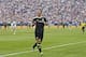 Chelsea midfielder Eden Hazard (10) celebrates his second goal scored in the second half of an International Champions Cup soccer match against Real Madrid, Saturday, July 30, 2016, in Ann Arbor, Mich. Real Madrid won 3-1. (AP Photo/Tony Ding)