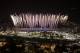 Fireworks explode above the Maracana stadium during the rehearsal of the opening ceremony of the Olympic Games in Rio de Janeiro, Brazil, Sunday, July 31, 2016. (AP Photo/Felipe Dana)