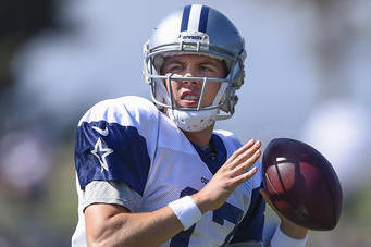 Cowboys reserve QB Jameill Showers on injured Kellen Moore: 'It's