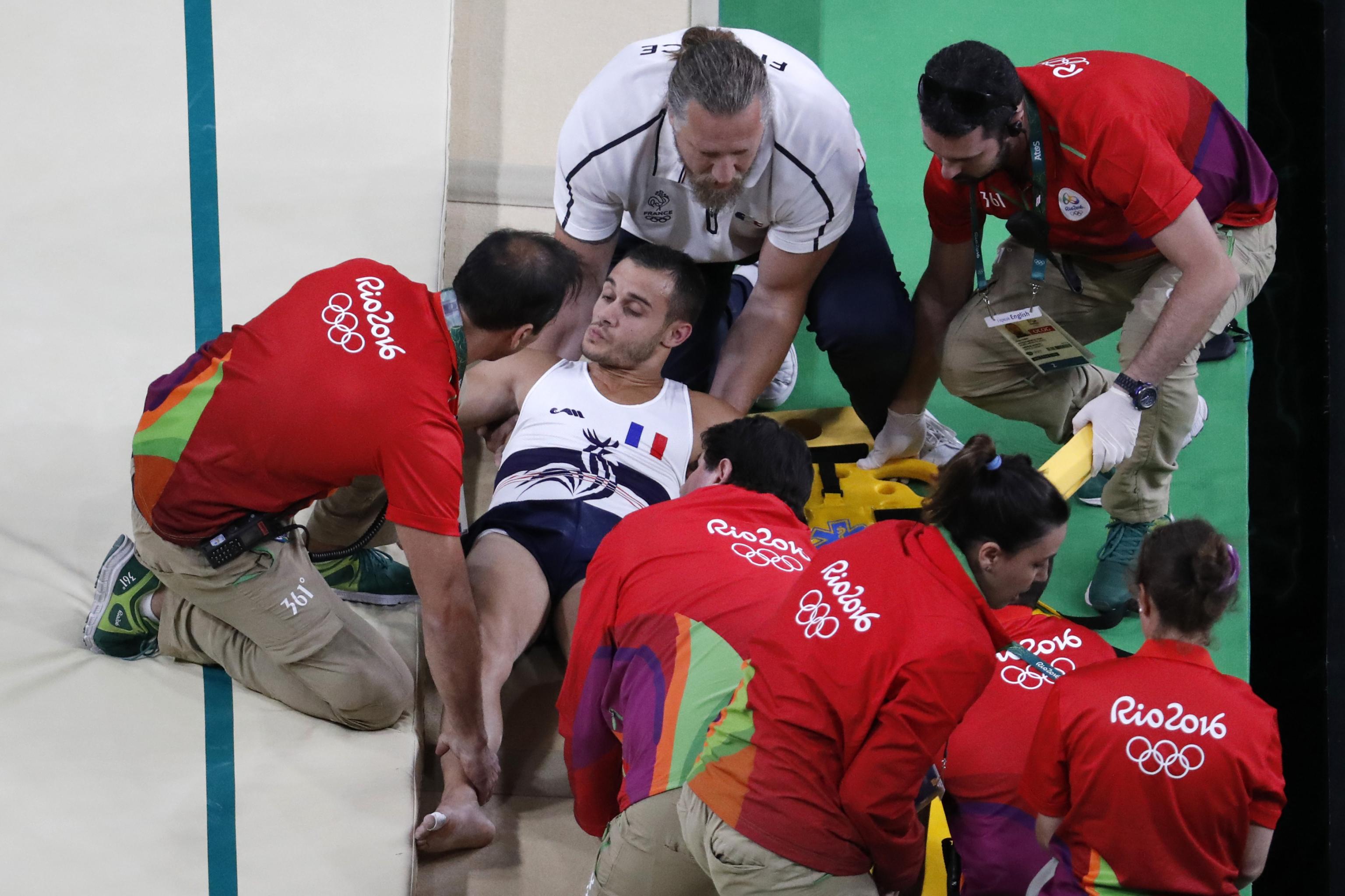 Samir Ait Said Injury Updates On Olympic Gymnast S Leg And Recovery Bleacher Report Latest News Videos And Highlights