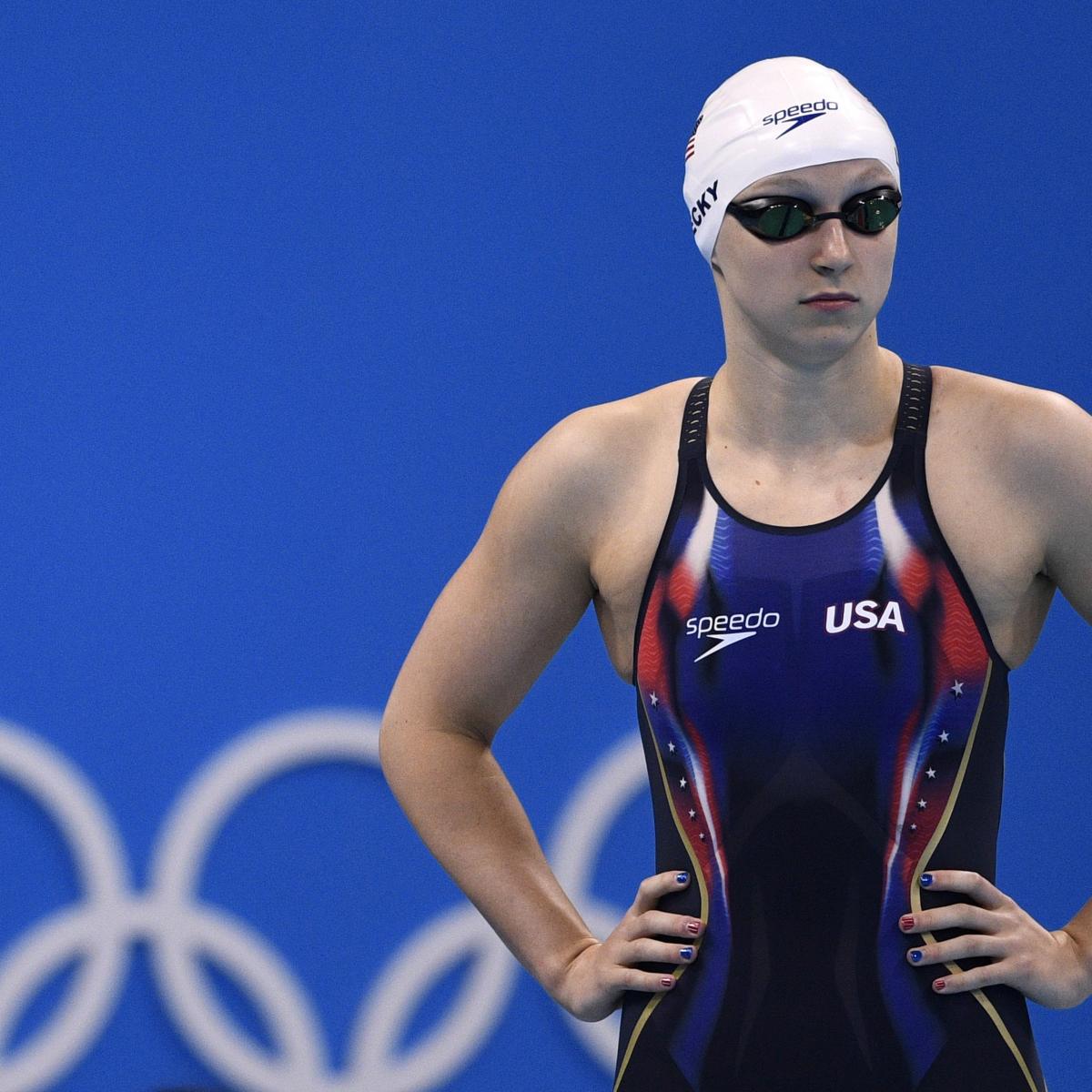 Katie Ledecky Sets Olympic Record in 400M Freestyle at 2016 Rio Games