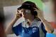 RIO DE JANEIRO, BRAZIL - AUGUST 09: Anna Korakaki of Greece competes in the 25m Pistol competition on Day 4 of the Rio 2016 Olympic Games at the Olympic Shooting Centre on August 9, 2016 in Rio de Janeiro, Brazil. (Photo by Sam Greenwood/Getty Images)