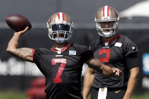 Colin Kaepernick to remain as San Francisco 49s' starting quarterback, NFL  News