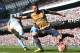 Arsenal's French striker Olivier Giroud (R) crosses the ball by Manchester City's Argentinian defender Nicolas Otamendi during the English Premier League football match between Manchester City and Arsenal at the Etihad Stadium in Manchester, north west England, on May 8, 2016. / AFP / PAUL ELLIS / RESTRICTED TO EDITORIAL USE. No use with unauthorized audio, video, data, fixture lists, club/league logos or 'live' services. Online in-match use limited to 75 images, no video emulation. No use in betting, games or single club/league/player publications. / (Photo credit should read PAUL ELLIS/AFP/Getty Images)