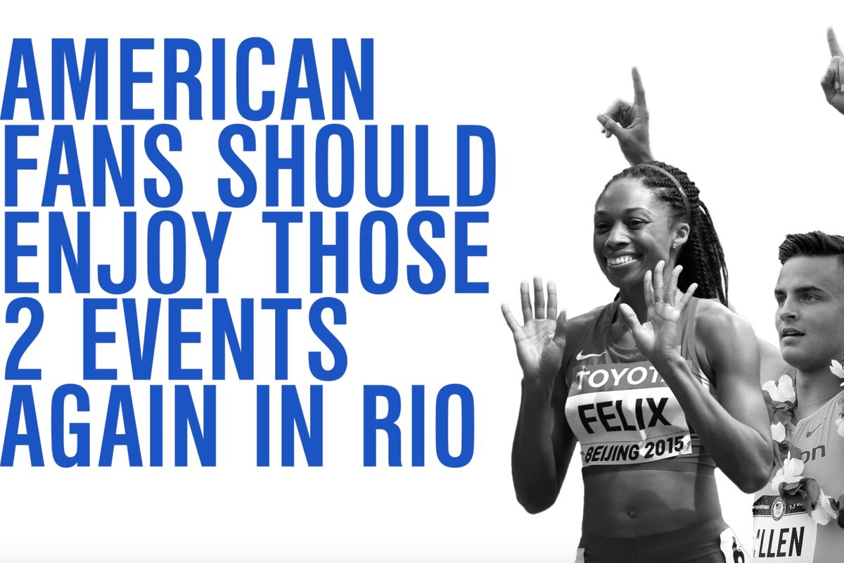 2016 Olympics The US Track and Field Team's Most Dominant Recent