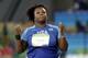 United States' Michelle Carter wins the gold medal in the women's shot put during the athletics competitions of the 2016 Summer Olympics at the Olympic stadium in Rio de Janeiro, Brazil, Friday, Aug. 12, 2016. (AP Photo/David Goldman)
