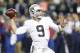 FILE - In this Sept. 3, 2015, file photo, Oakland Raiders quarterback Christian Ponder passes the ball in the second half of a preseason NFL football game against the Seattle Seahawks, in Seattle. With Peyton Manning out until at least mid-December, the Denver Broncos have bolstered their depth at quarterback by signing Christian Ponder. The former Minnesota Vikings first-rounder will serve as the Broncos' third QB behind starter Brock Osweiler and Trevor Siemian.(AP Photo/Stephen Brashear, File)