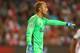 AMSTERDAM, NETHERLANDS - AUGUST 16: Goalkeeper Jasper Cillessen of Ajax in action during the UEFA Champions League Play-off 1st Leg match between Ajax and Rostov at Amsterdam Arena on August 16, 2016 in Amsterdam, Netherlands. (Photo by Christopher Lee/Getty Images)