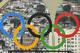 RIO DE JANEIRO, BRAZIL - AUGUST 10: Favelas are seen behind the Olympic rings on Day 5 of the Rio 2016 Olympic Games at the Sambodromo on August 10, 2016 in Rio de Janeiro, Brazil. (Photo by Quinn Rooney/Getty Images)