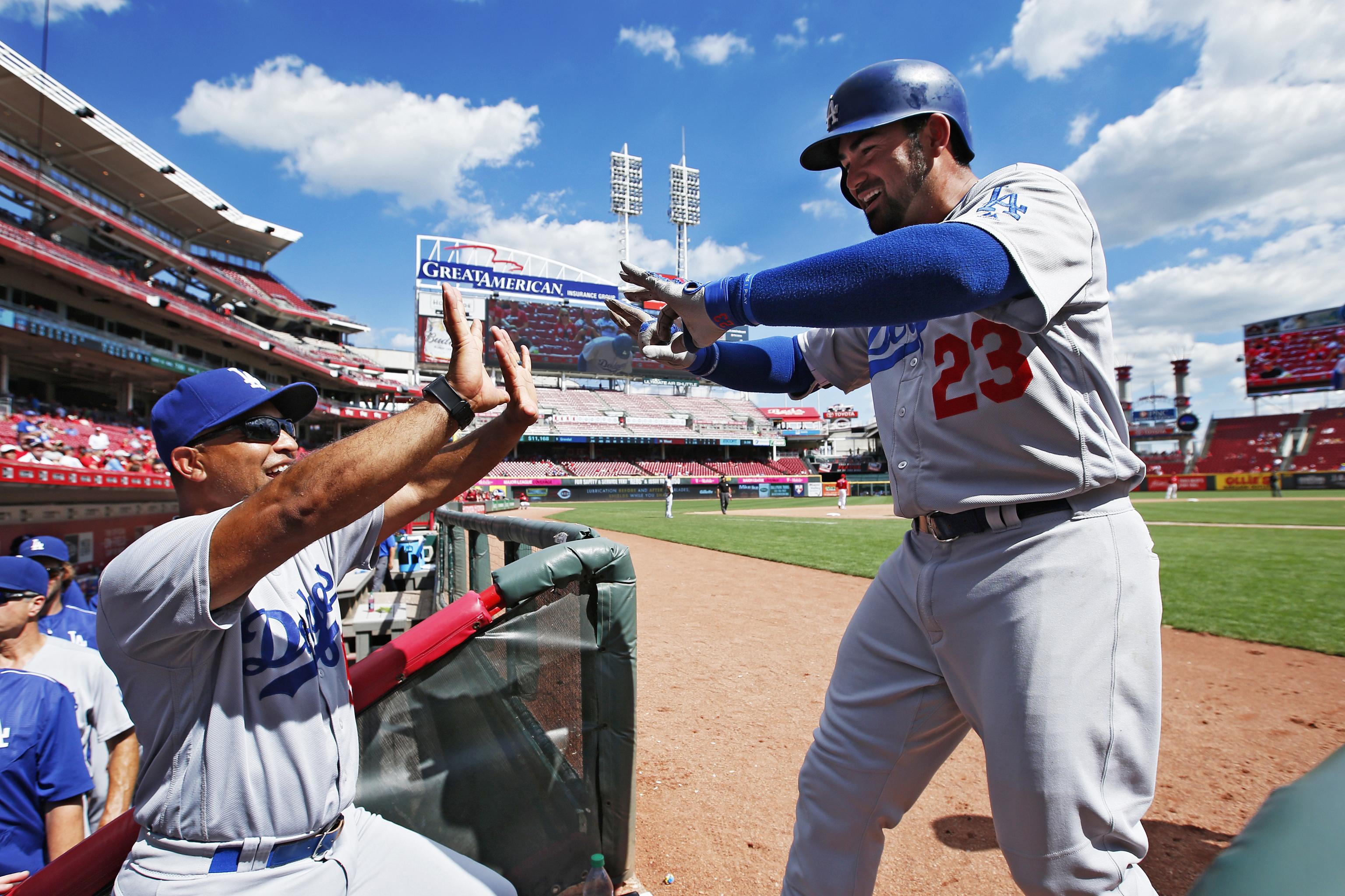 La Dodgers Baseball Jersey Number 23 Adrian Gonzalez