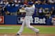 TORONTO, ON - OCTOBER 08: Josh Hamilton #32 of the Texas Rangers flies out in the fourth inning against Toronto Blue Jays during game one of the American League Division Series at Rogers Centre on October 8, 2015 in Toronto, Ontario, Canada. (Photo by Vaughn Ridley/Getty Images)