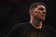 LAS VEGAS, NV - JANUARY 31: Nick Diaz stands in the Octagon after his middleweight bout during the UFC 183 event at the MGM Grand Garden Arena on January 31, 2015 in Las Vegas, Nevada. (Photo by Jeff Bottari/Zuffa LLC/Zuffa LLC via Getty Images)