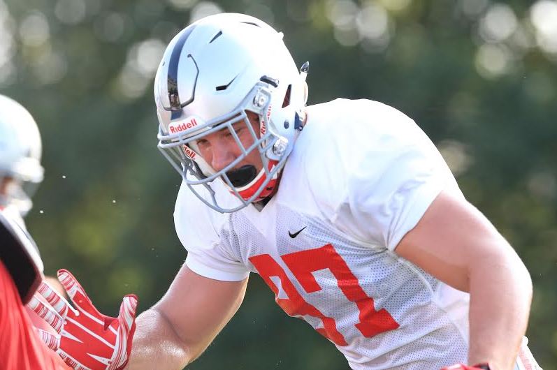 Larry Johnson says Nick Bosa ahead of Joey Bosa at same stage.