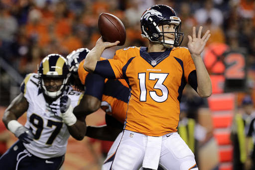 Broncos name Trevor Siemian starting quarterback