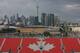 TORONTO, CANADA - MAY 09: The maple leaf in the seats of the grandstand before the Montreal Impact game against the Toronto FC prior to the finals of the Amway Canadian Championship on May 9, 2012 at BMO Field in Toronto, Ontario, Canada. (Photo by Tom Szczerbowski/Getty Images)