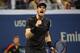 Andy Murray (R) of Great Britain celebrates a point against Lukas Rosol of the Czech Republic during their 2016 US Open men's singles match at the USTA Billie Jean King National Tennis Center on August 30, 2016 in New York. / AFP / Don EMMERT (Photo credit should read DON EMMERT/AFP/Getty Images)