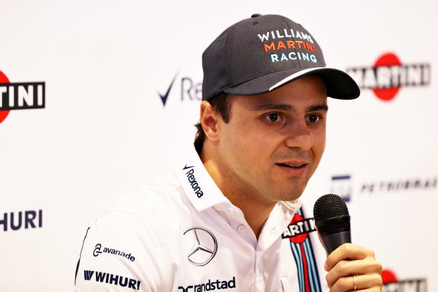 MONZA, ITALY - SEPTEMBER 01: Felipe Massa of Brazil and Williams talks to the media in a press conference to announce his retirement from Formula 1 at the end of the 2016 season during previews for the Formula One Grand Prix of Italy at Autodromo di Monza on September 1, 2016 in Monza, Italy. (Photo by Mark Thompson/Getty Images)