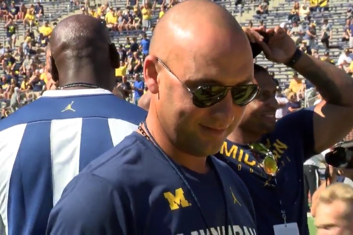 Michael Jordan, Derek Jeter among stars at Michigan Wolverines' opener -  ESPN - Big Ten Blog- ESPN