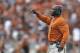 AUSTIN, TX - SEPTEMBER 04: Head coach Charlie Strong of the Texas Longhorns reacts during the first half of the game against the Notre Dame Fighting Irish at Darrell K. Royal-Texas Memorial Stadium on September 4, 2016 in Austin, Texas. (Photo by Ronald Martinez/Getty Images)