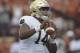 Notre Dame quarterback DeShone Kizer (14) throws against Texas during the first half of an NCAA college football game, Sunday, Sept. 4, 2016, in Austin, Texas. (AP Photo/Eric Gay)