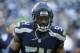 Seattle Seahawks middle linebacker Bobby Wagner stretches during warmups before a preseason NFL football game against the Dallas Cowboys, Thursday, Aug. 25, 2016, in Seattle. (AP Photo/Elaine Thompson)